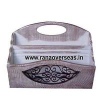 Wooden Iron Combination Letter Racks