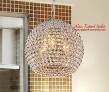 Crystal Bead Pendant Lamp