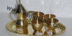 Brass Tea Pot Set