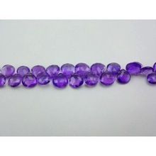 African Peardrop Strand Amethyst Loose Gemstone Beads