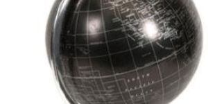 Metal Polish Aeroplane Globe