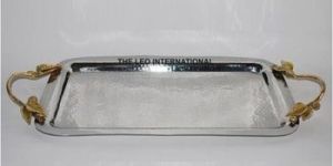 Shinny Food Serving Tray