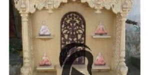 HAND CARVED WOODEN TEMPLE FOR HOME