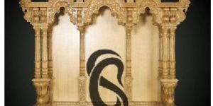 INDIAN TRADITIONAL WOODEN CARVED MANDIR FOR HOME