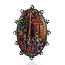 Two Finger Flower Deign Ring