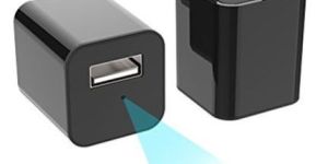 IFITech - 1080p HD hidden camera, plug USB Charger, 128GB SD Card support, 2 Mode recording, Nanny c