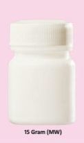 15 Gram (MW) Homeopathic Bio Tablet Container