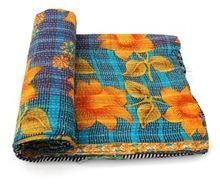 Cotton Saree Bedspread Couch Cover
