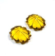 Synthetic Quartz Lemon Stone