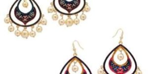 Kundan Meenakari Earrings