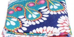 100% Cotton Reversible Quilt 90108 Inch King Size Digital Floral Print