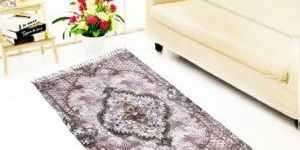 Indian Handmade Rug for Living Room,bedroom,and Dining Room, 35 Feet, Antique Fuchsia Color