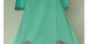 KIA Blue Lucknowi Chikan Cotton Kurta