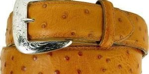 Mens Printed Leather Belt