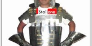 the Lorica ROMAN JACKET METAL JACKET AND HELMET WITH METAL GLOVE