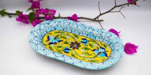CERAMIC BLUE POTTERY