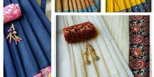 TK-VRINDA cotton tussar Silk Saree