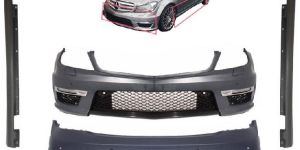 Benz C Class w204 AMG Body Kit (Premium Car Accessories) DealKarDe