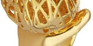 Hands Gold Toned Ring