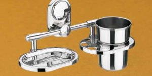 Soap Dish with Brush Holder