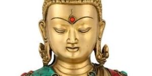 Lord Siddaratha Buddha Brass Statue Bust