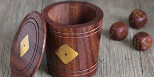 Wooden Dice Shaker