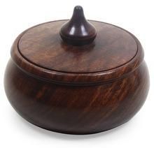 Wooden Round Canister Storage Jar Box