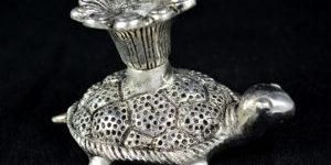 CANDLE STAND TORTOISE