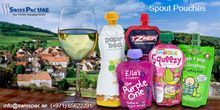 Plastic Doypack Packaging Pouches Spout