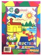48 SHEETS ASSORTED COLORS CONSTRUCTION PAPER