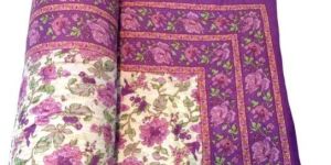 Exclusive Designer Printed Pure Cotton Filled Double Bed Quilts