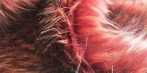 Maroon Faux Fur Fabric