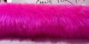 Pink Shine Fur Fabric