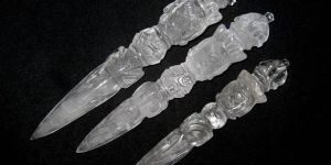 CRYSTAL QUARTZ PHURBA