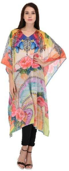Multicolor Beach Kaftan