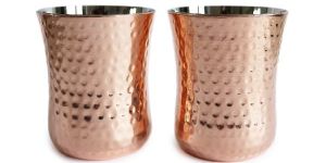 Designer Copper Hammered Tumbler