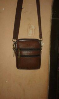 Men Leather Sling Bag