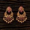 Antique Chand Earring with Matte Gold Plating