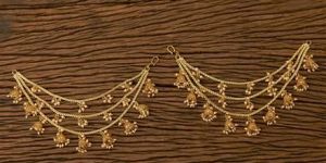Antique Classic Ear Chain with Gold Plating
