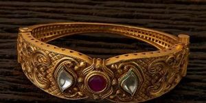 Antique Classic Kada with Gold Plating