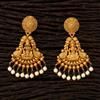 Antique Plain Earring with Gold Plating