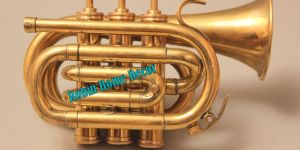 BRASS POCKET CORNET
