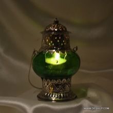 HANGING LANTERN WITH METAL FITTING