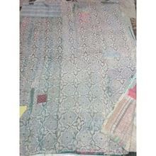 ANTIQUE OLD HAND KANTHA QUILT RUG