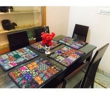 Dinning Cotton Placemats Vintage Patchwork Tableware Pads