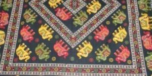 BLACK PRINTED ELEPHANT BEDSHEETS FROM INDIA