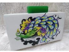 Wooden Box Clutch Bag