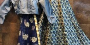 semi-stitched lehenga choli