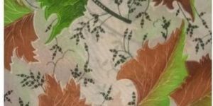 Leaf Print Fiber Sheets