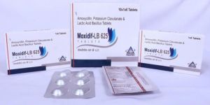 Amoxicillin, Potassium Clavulanate and Lactic Acid Bacillus Tablets